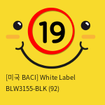 [미국 BACI] White Label BLW3155-BLK (92)
