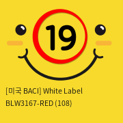 [미국 BACI] White Label BLW3167-RED (108)