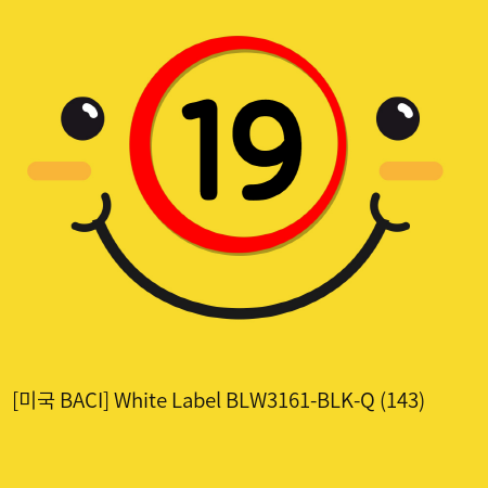 [미국 BACI] White Label BLW3161-BLK-Q (143)